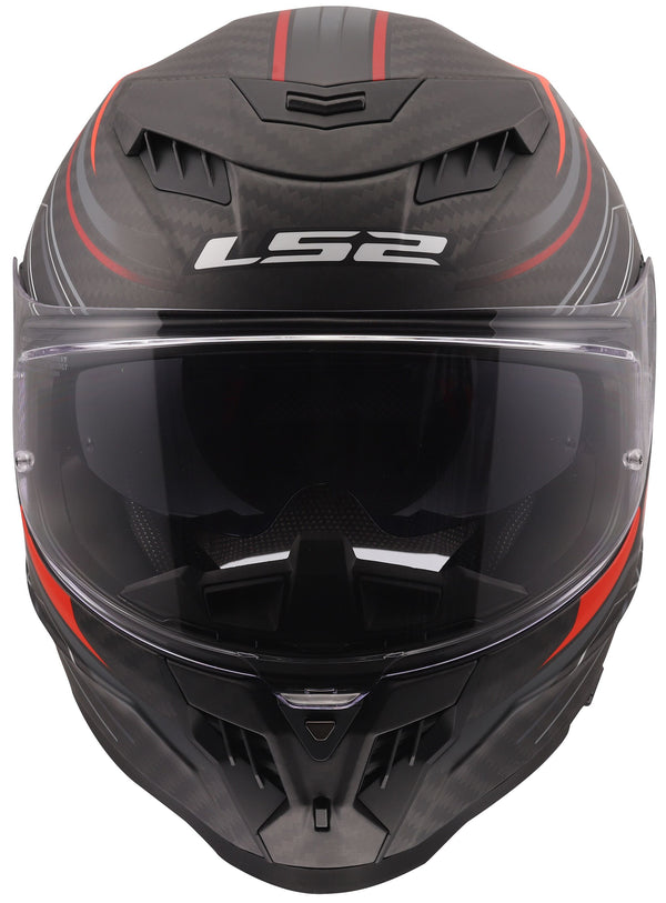 LS2 FF807 Dragon Subic Schwarz/Rot Integralhelm ECE 22.06