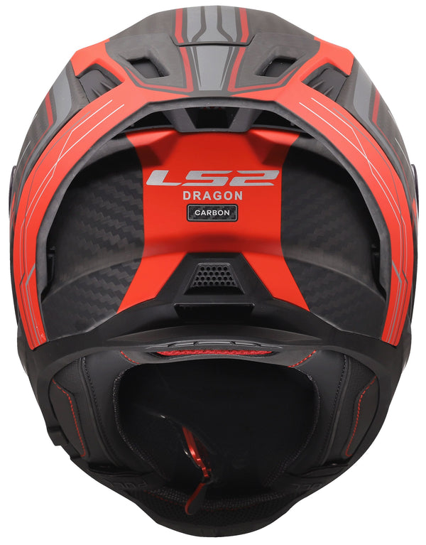 LS2 FF807 Dragon Subic Schwarz/Rot Integralhelm ECE 22.06