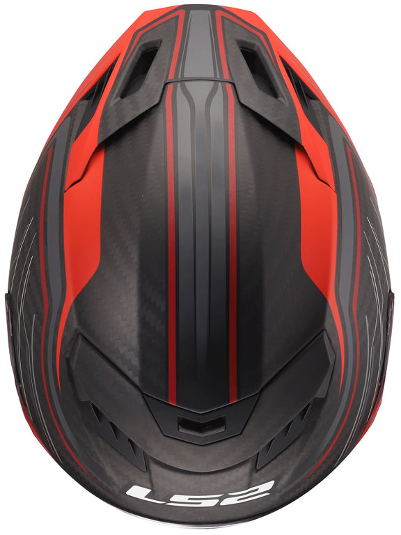LS2 FF807 Dragon Subic Zwart/Rood Integraalhelm ECE 22.06 – foto 3