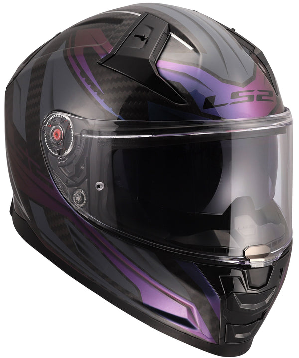 LS2 FF811 Vector II Carbon Savage Grijs/Kameleon Integraalhelm ECE 22.06