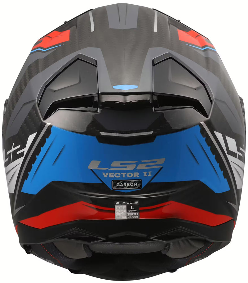 LS2 FF811 Vector II Carbon Savage Red Blue