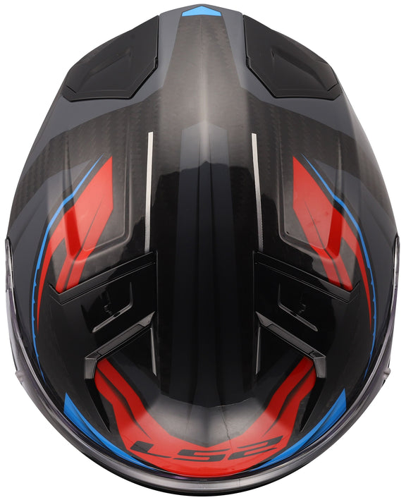 LS2 FF811 Vector II Carbon Savage Grijs/Wit/Rood Integraalhelm ECE 22.06 – foto 5
