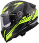 LS2 FF811 Vector II Carbon Savage Grijs/Neongeel Integraalhelm ECE 22.06