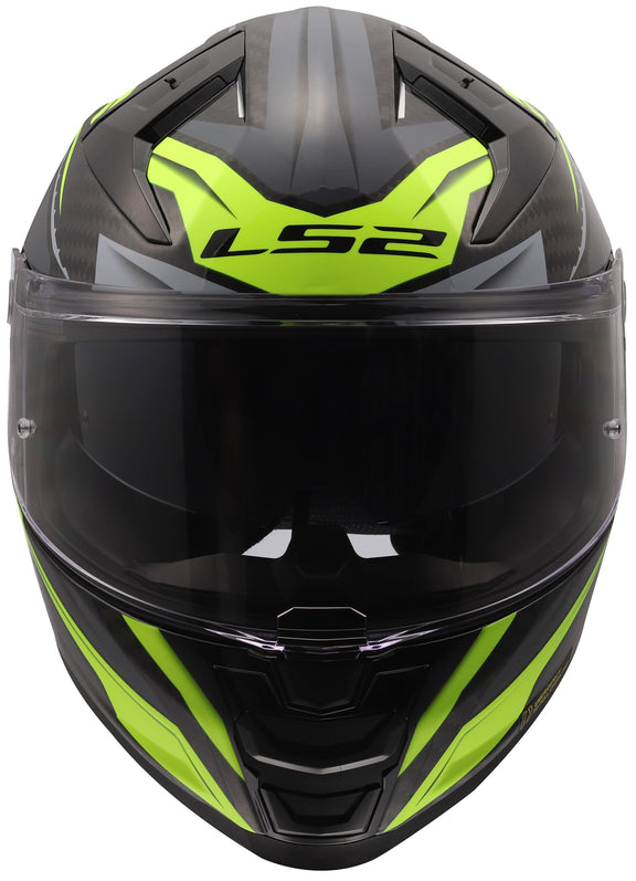 LS2 FF811 Vector II Carbon Savage Grijs/Neongeel Integraalhelm ECE 22.06 – foto 3