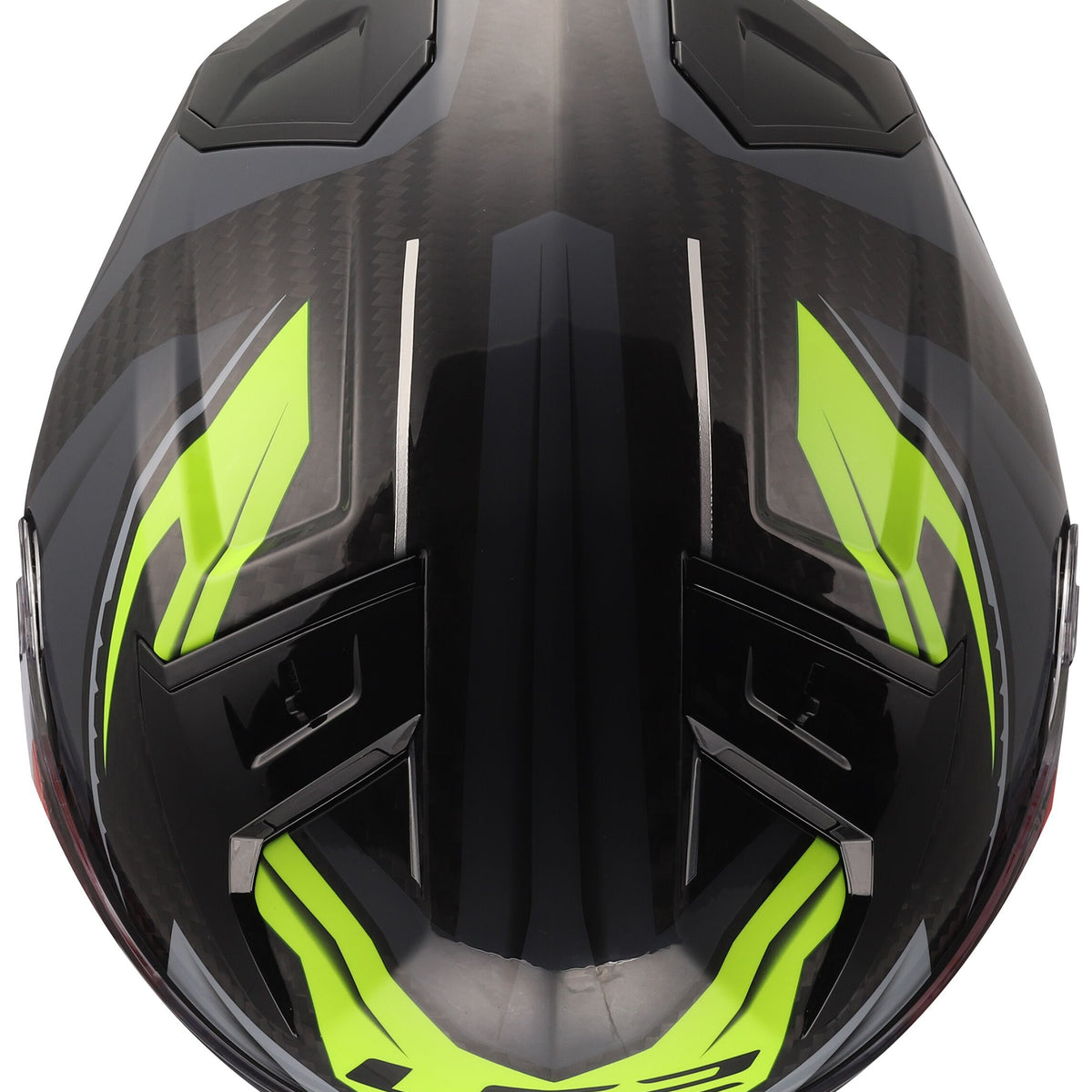LS2 FF811 Vector II Carbon Savage Grijs/Neongeel Integraalhelm ECE 22.06 – foto 5