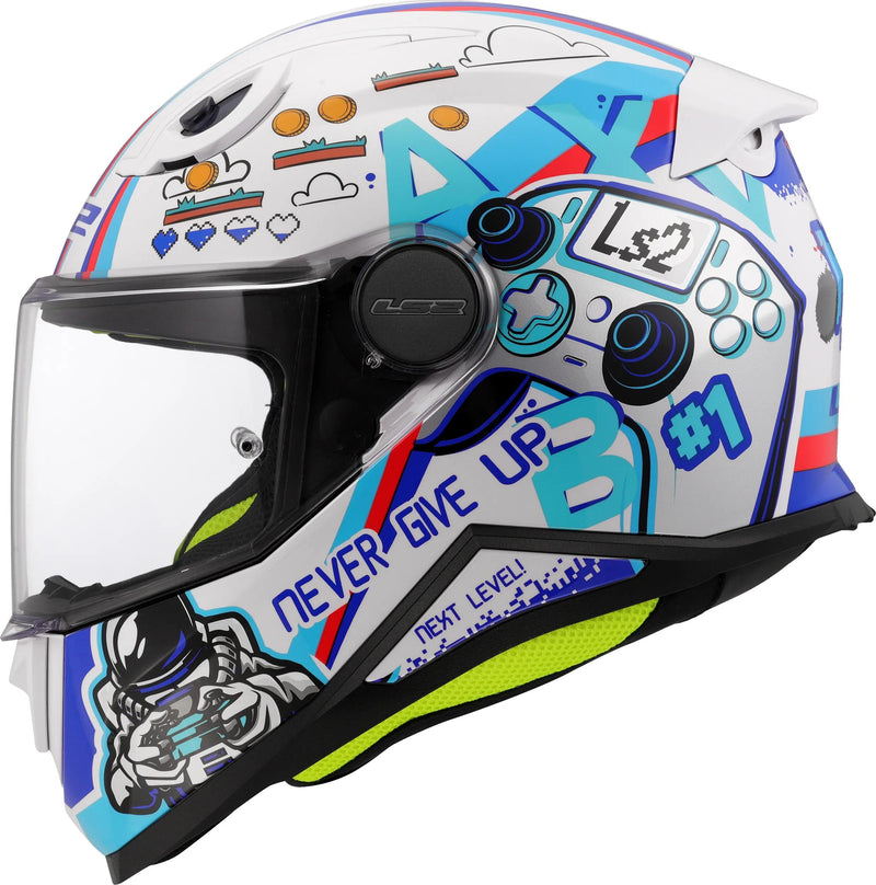 LS2 FF812 Kid Next Level Wit Kinder Integraalhelm ECE 22.06