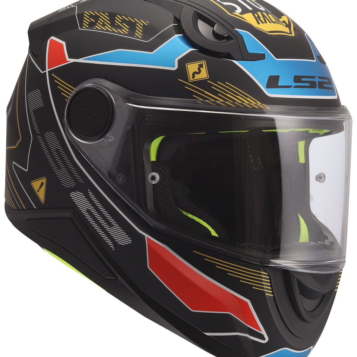 LS2 FF812 Kid Zero Mat Grijs Rood Kinderhelm ECE 22.06 – foto 2