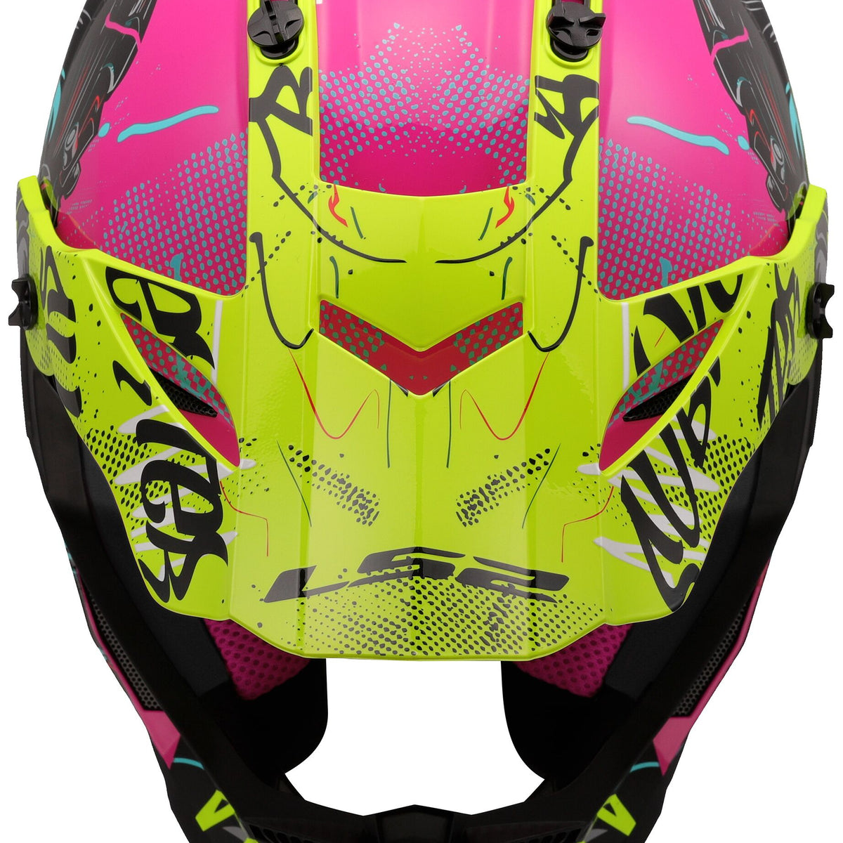 LS2 MX437 Fast Evo II Mini Gorilla Glans Paars Kindercrosshelm ECE 22.06 – foto 3
