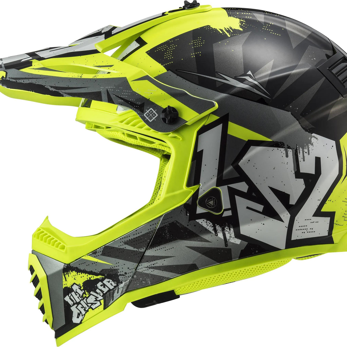 LS2 MX437 Fast Evo II Mini Crusher Kinder Crosshelm ECE 22.06