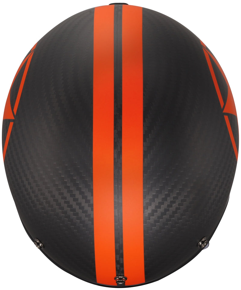 LS2 OF601 Bob II Carbon Star Grijs/Oranje Jethelm ECE 22.06 – foto 4