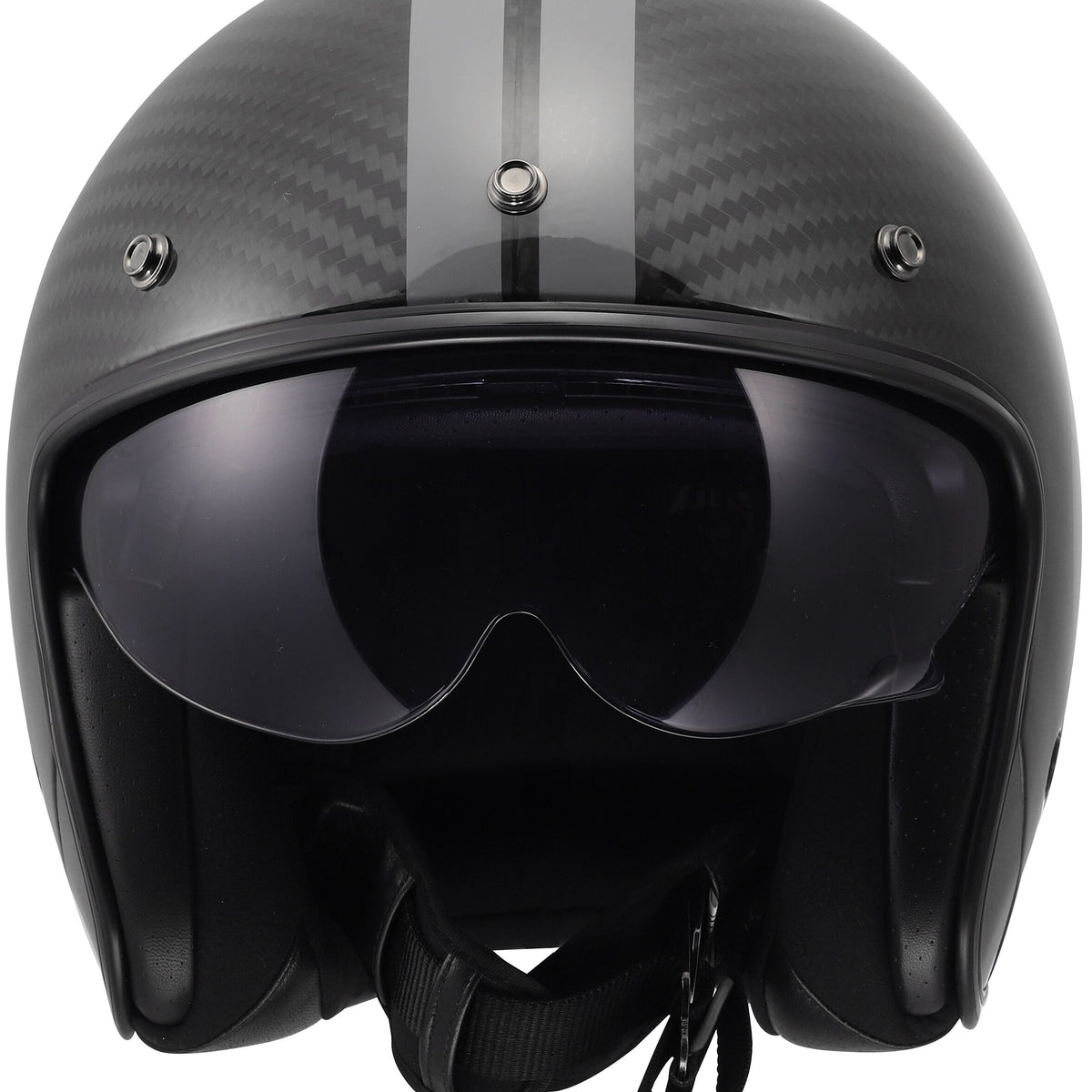 LS2 OF601 Bob II Carbon Star Grijs Jethelm ECE 22.06 – foto 3