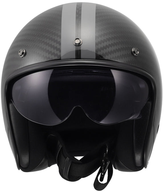 LS2 OF601 Bob II Carbon Star Grijs Jethelm ECE 22.06 – foto 3