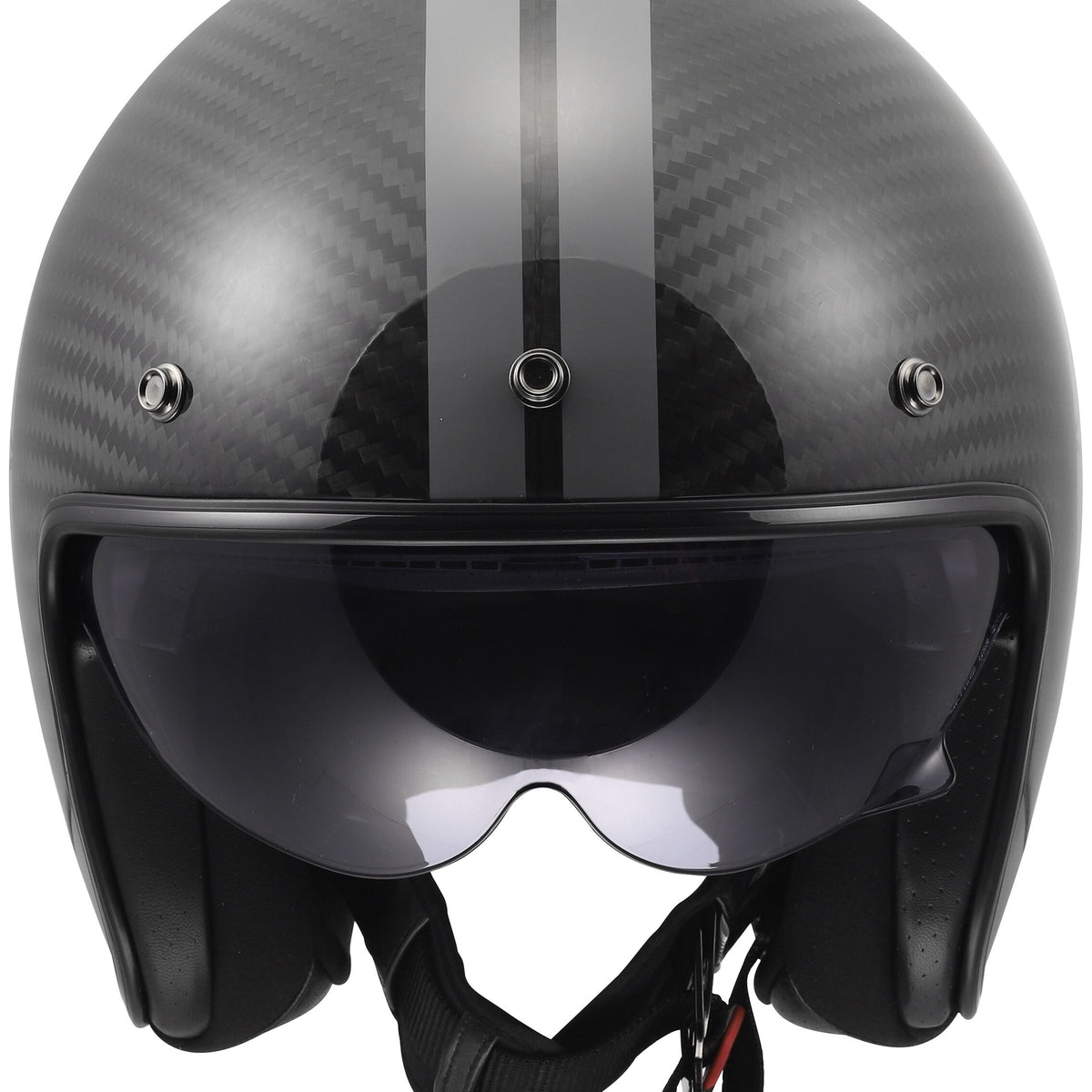 LS2 OF601 Bob II Carbon Star Grijs Jethelm ECE 22.06 – foto 5