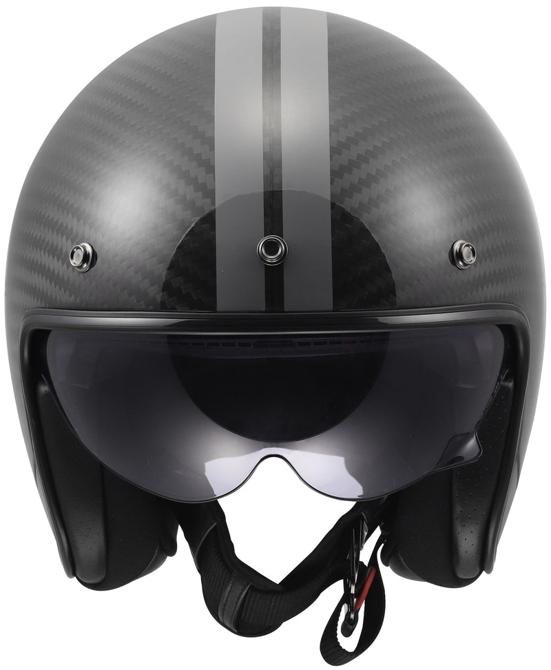 LS2 OF601 Bob II Carbon Star Grijs Jethelm ECE 22.06 – foto 5