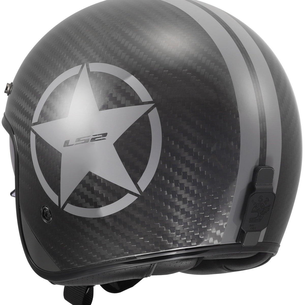 LS2 OF601 Bob II Carbon Star Grijs Jethelm ECE 22.06 – foto 6