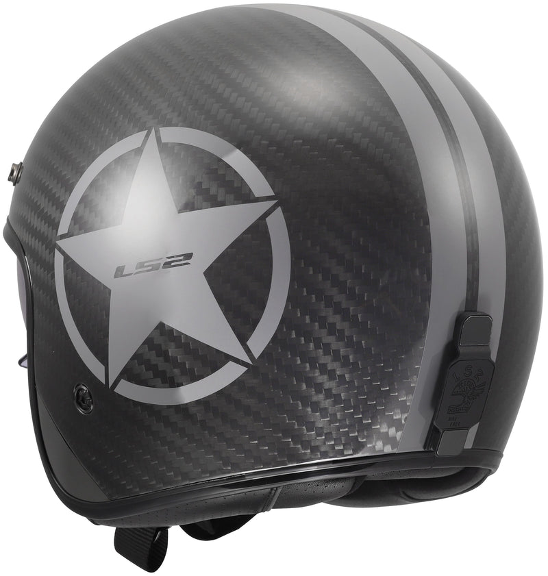LS2 OF601 Bob II Carbon Star Grijs Jethelm ECE 22.06 – foto 6