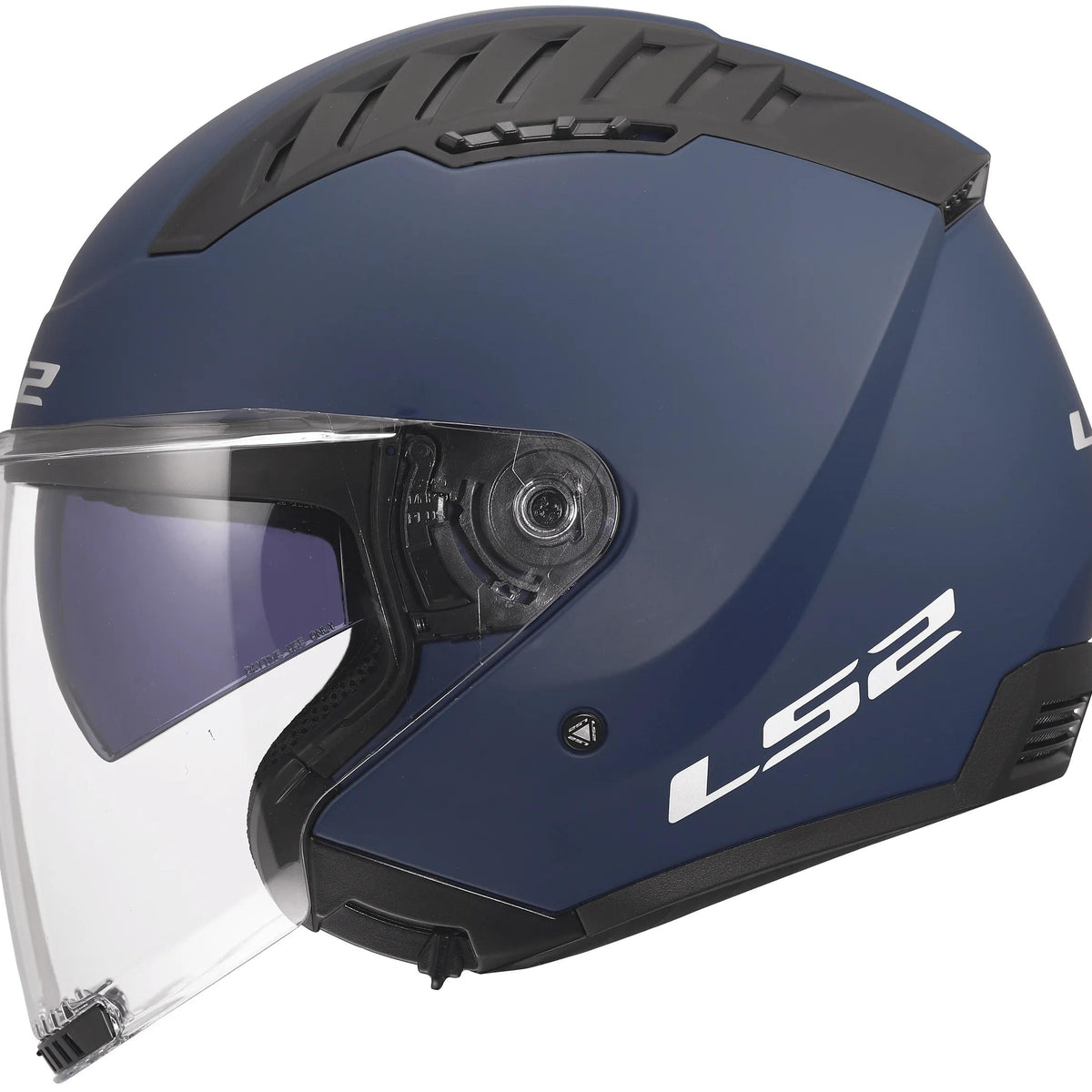 LS2 OF600 Copter II Solid Navy Blauw Mat Jethelm ECE 22.06