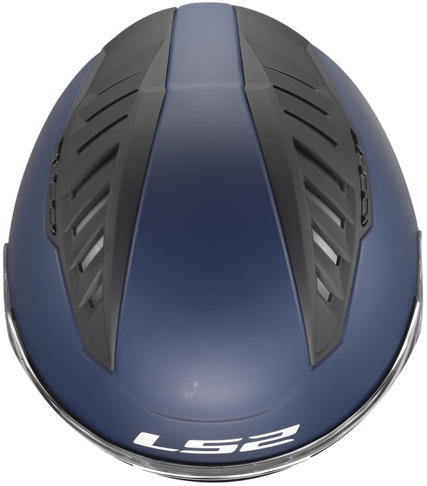 LS2 OF600 Copter II Solid Marineblau Matt Jethelm ECE 22.06