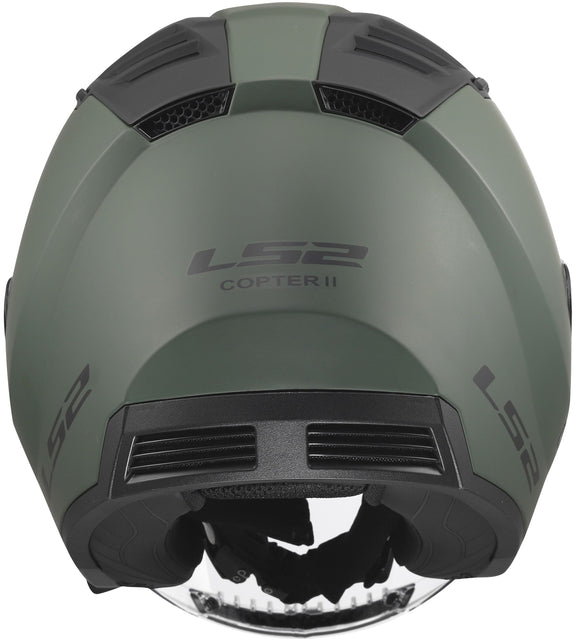 LS2 OF600 Copter II Solid Legergroen Mat Jethelm ECE 22.06 – foto 2