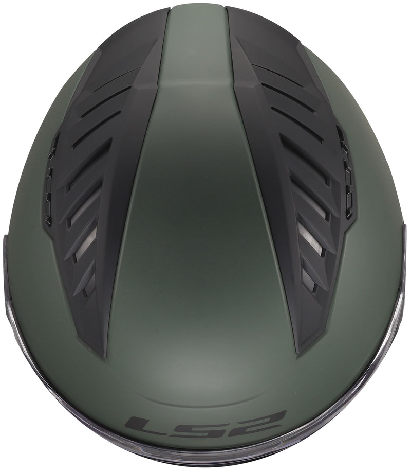 LS2 OF600 Copter II Solid Legergroen Mat Jethelm ECE 22.06 – foto 3