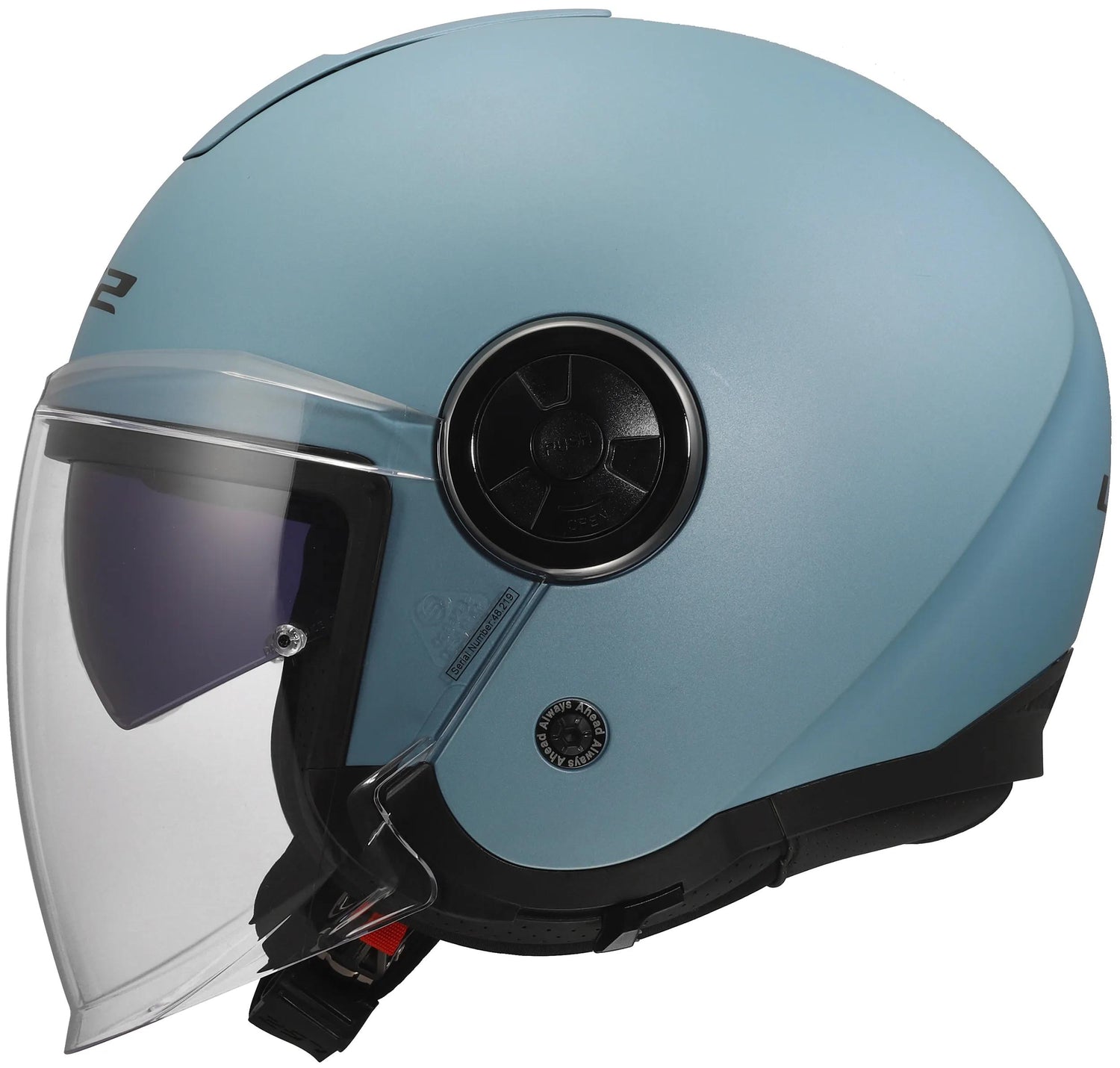 LS2 OF620 Classy Solid Light Blauw Mat Jethelm ECE 22.06