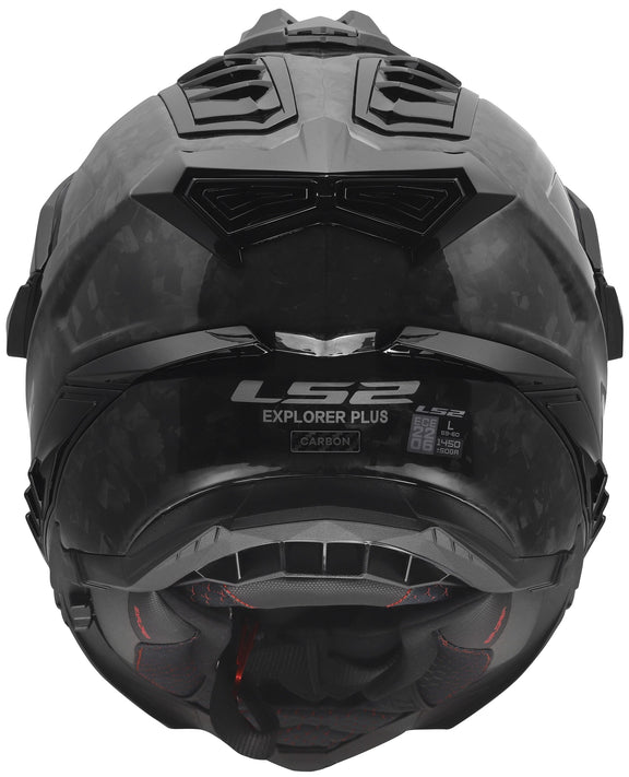 LS2 MX701 Explorer Carbon Forged Grijs, 63/64 = XXL Adventurehelm ECE 22.06 – foto 2