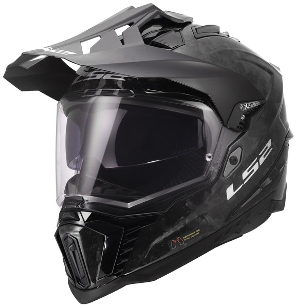 LS2 MX701 Explorer Carbon Forged Grijs, 63/64 = XXL Adventurehelm ECE 22.06 – foto 4