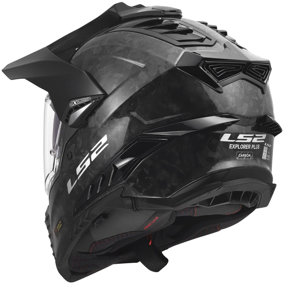 LS2 MX701 Explorer Carbon Forged Grijs, 63/64 = XXL Adventurehelm ECE 22.06 – foto 5
