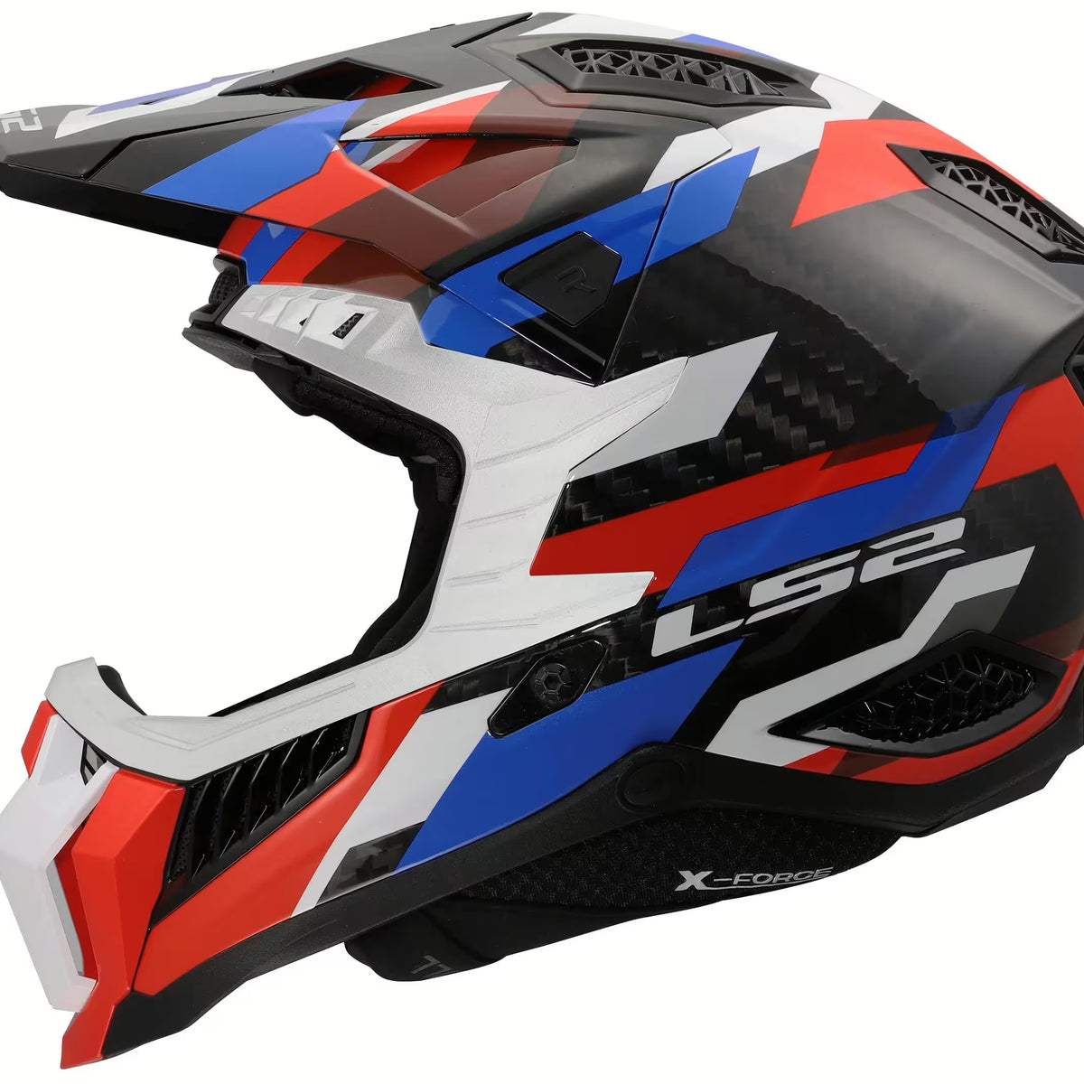 LS2 Mx703 X-Force Zwart/Blauw/Rood