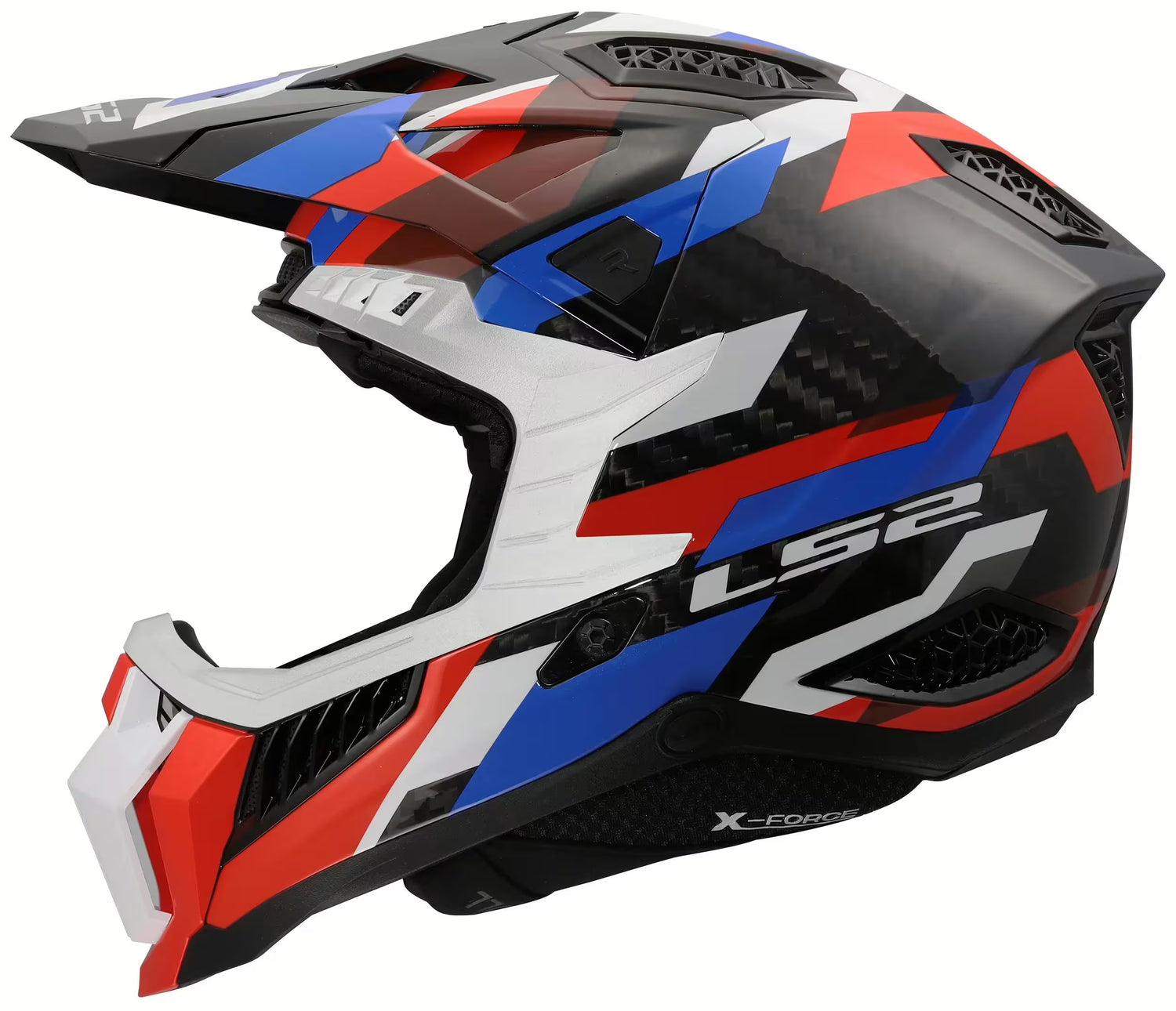 LS2 Mx703 X-Force Zwart/Blauw/Rood