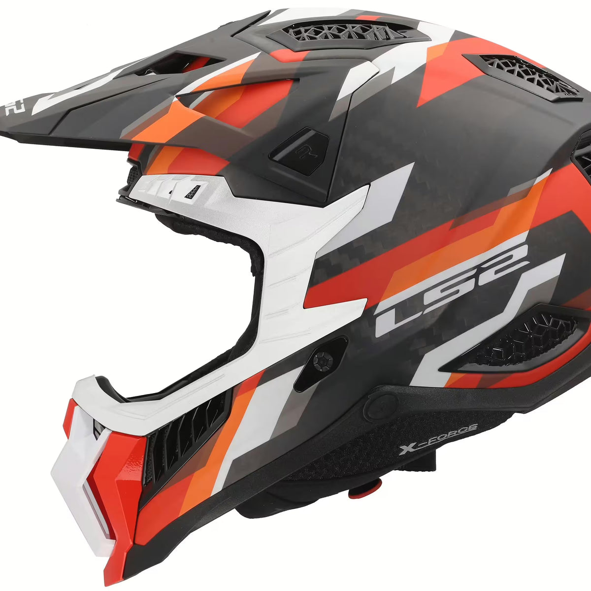 LS2 MX703 X-Force Phantom Oranje