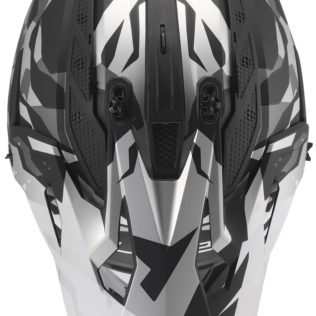 LS2 MX708 Fast II Grotesk Zwart/Grijs/Wit Crosshelm ECE 22.06 – foto 4