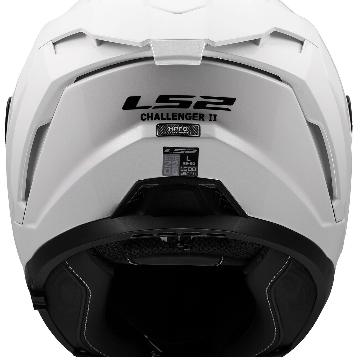 LS2 FF817 Challenger II Solid Wit Integraalhelm ECE 22.06 – foto 4