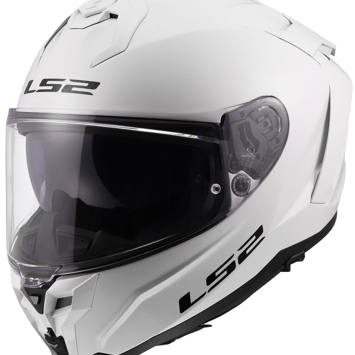 LS2 FF817 Challenger II Solid Wit Integraalhelm ECE 22.06