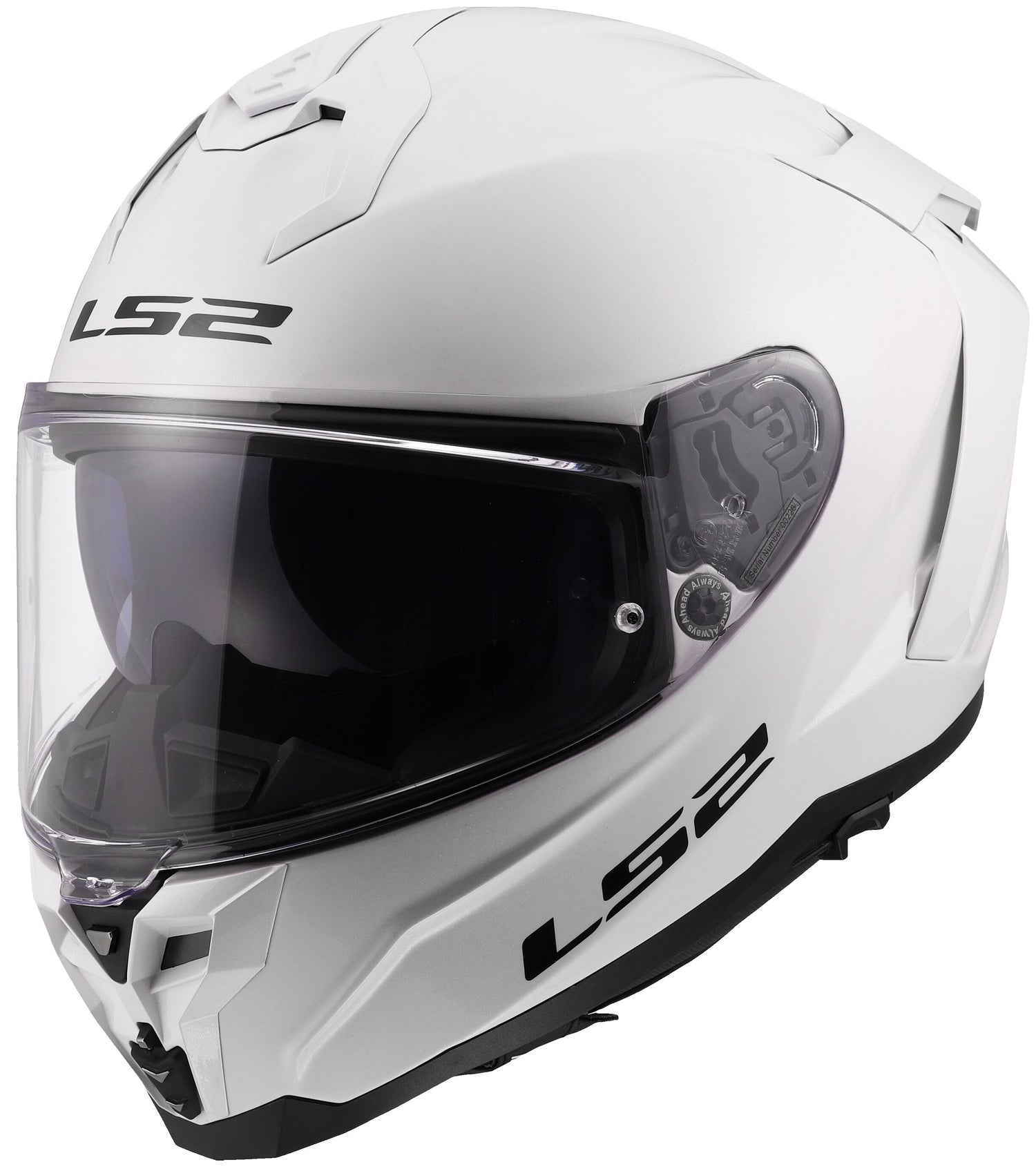 LS2 FF817 Challenger II Solid Wit Integraalhelm ECE 22.06