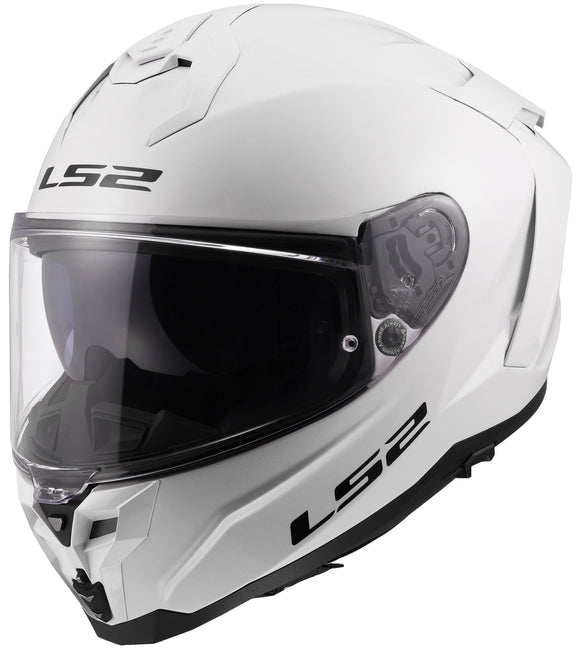 LS2 FF817 Challenger II Solid Wit Integraalhelm ECE 22.06