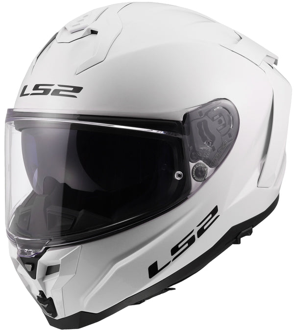 LS2 FF817 Challenger II Solid Wit Integraalhelm ECE 22.06