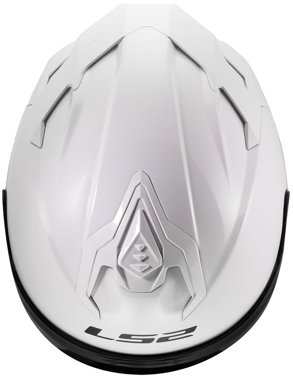 LS2 FF817 Challenger II Solid Wit Integraalhelm ECE 22.06 – foto 5