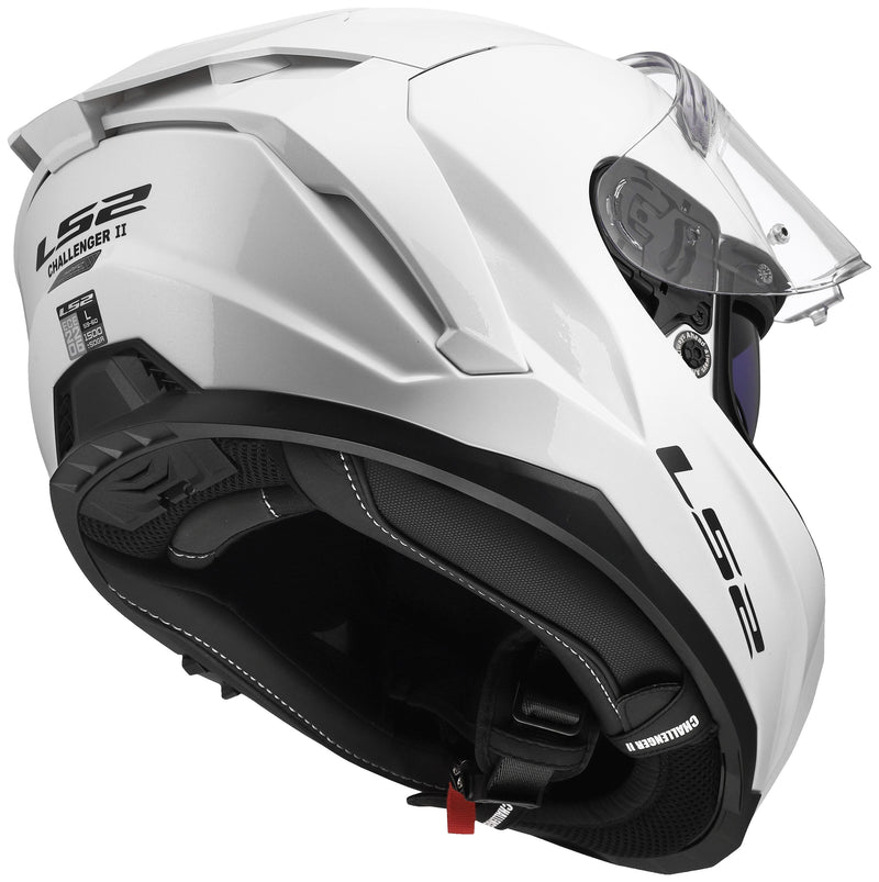 LS2 FF817 Challenger II Solid Wit Integraalhelm ECE 22.06 – foto 7