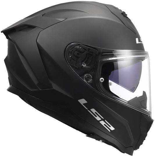 LS2 FF817 Challenger II Solid Mat Zwart Integraalhelm ECE 22.06 – foto 2