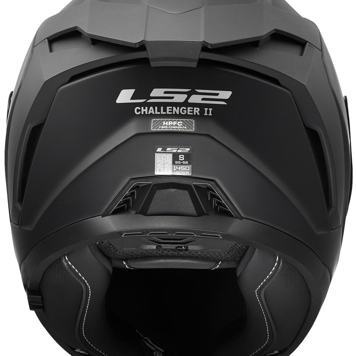 LS2 FF817 Challenger II Solid Mat Zwart Integraalhelm ECE 22.06 – foto 4