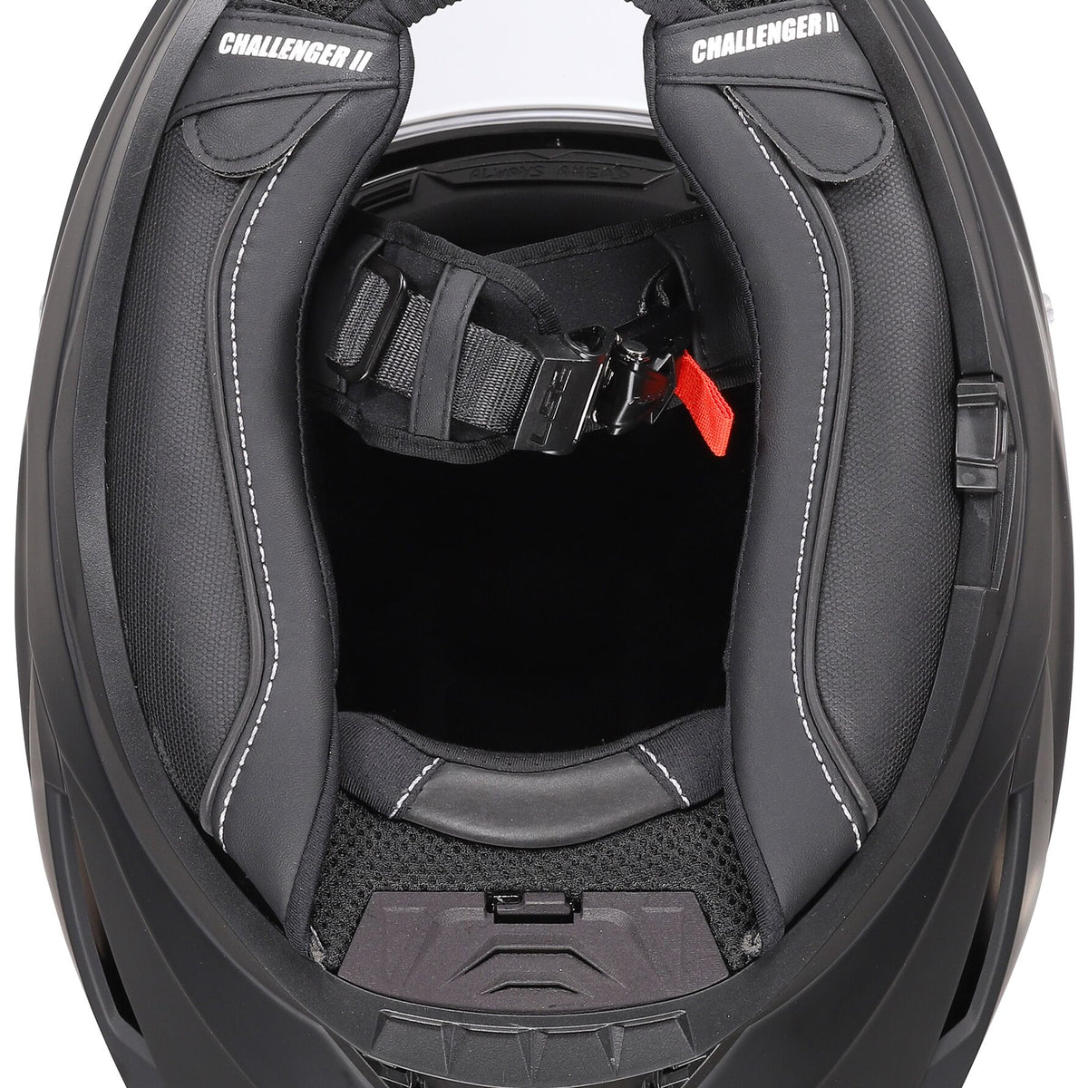 LS2 FF817 Challenger II Solid Mat Zwart Integraalhelm ECE 22.06 – foto 5