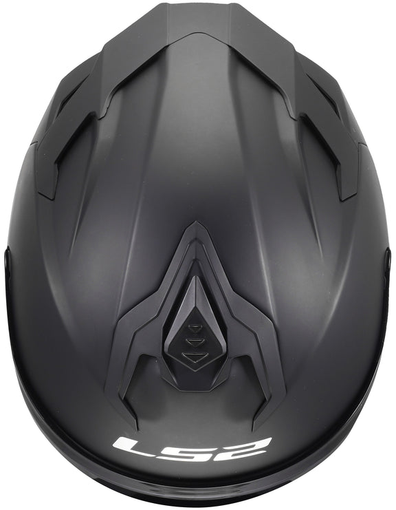 LS2 FF817 Challenger II Solid Mat Zwart Integraalhelm ECE 22.06 – foto 6
