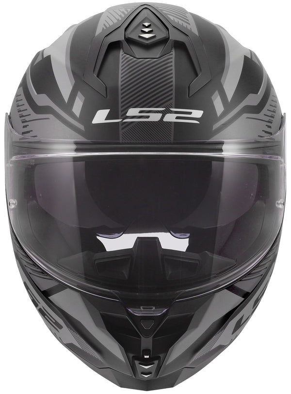 LS2 FF817 Challenger II Dravix Grijs Mat Integraalhelm ECE 22.06