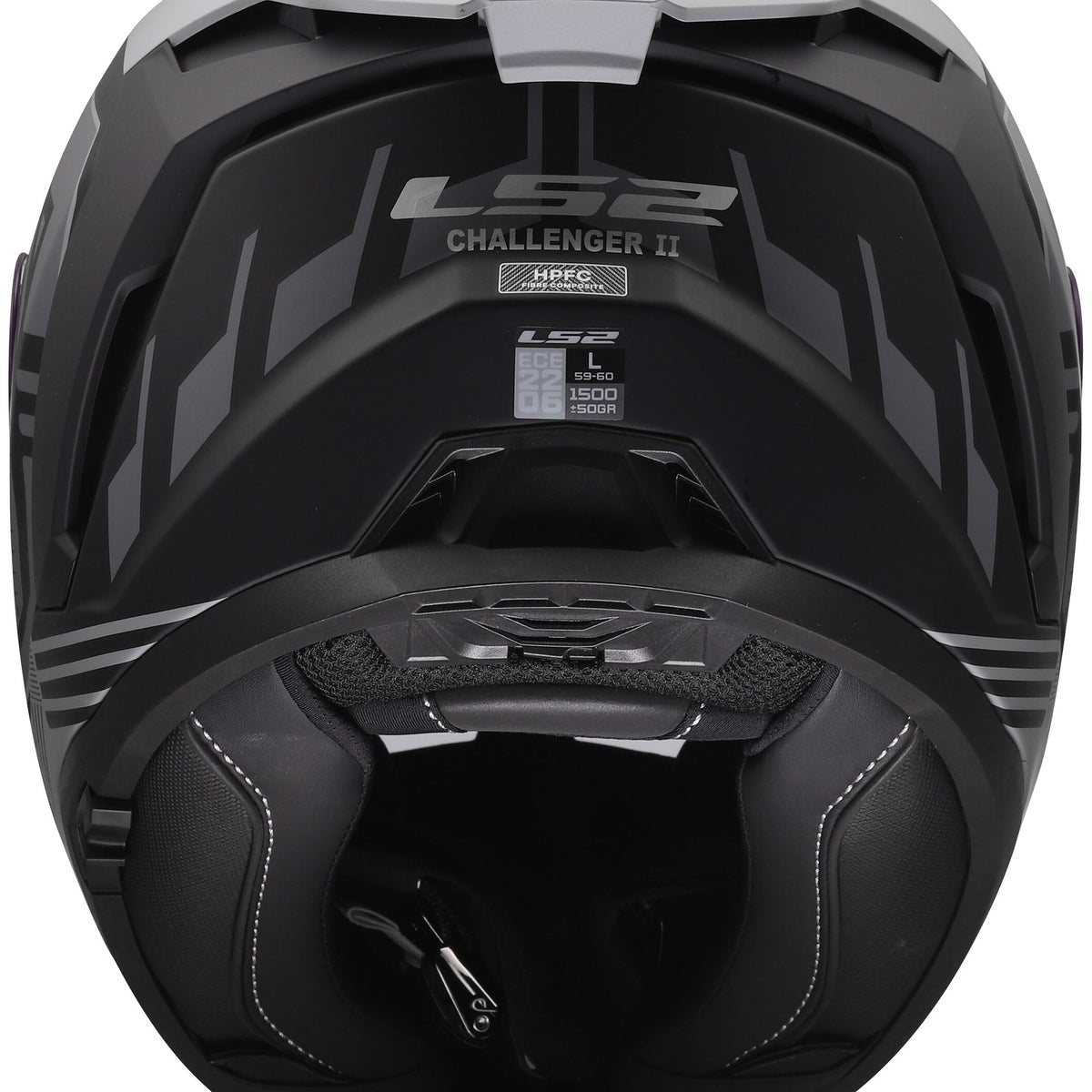 LS2 FF817 Challenger II Dravix Grijs Mat Integraalhelm ECE 22.06 – foto 3