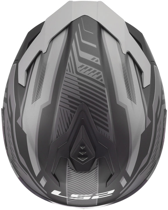 LS2 FF817 Challenger II Dravix Grijs Mat Integraalhelm ECE 22.06 – foto 4