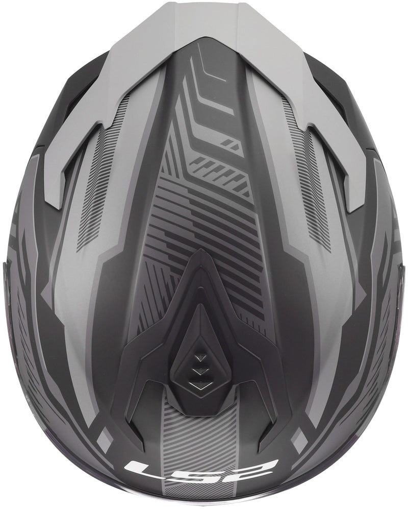 LS2 FF817 Challenger II Dravix Grijs Mat Integraalhelm ECE 22.06 – foto 4