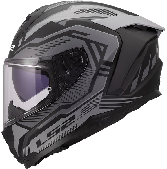 LS2 FF817 Challenger II Dravix Grijs Mat Integraalhelm ECE 22.06