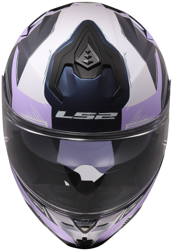 LS2 FF817 Challenger II Flaman Grijs/Wit/Roze Integraalhelm ECE 22.06 – foto 5