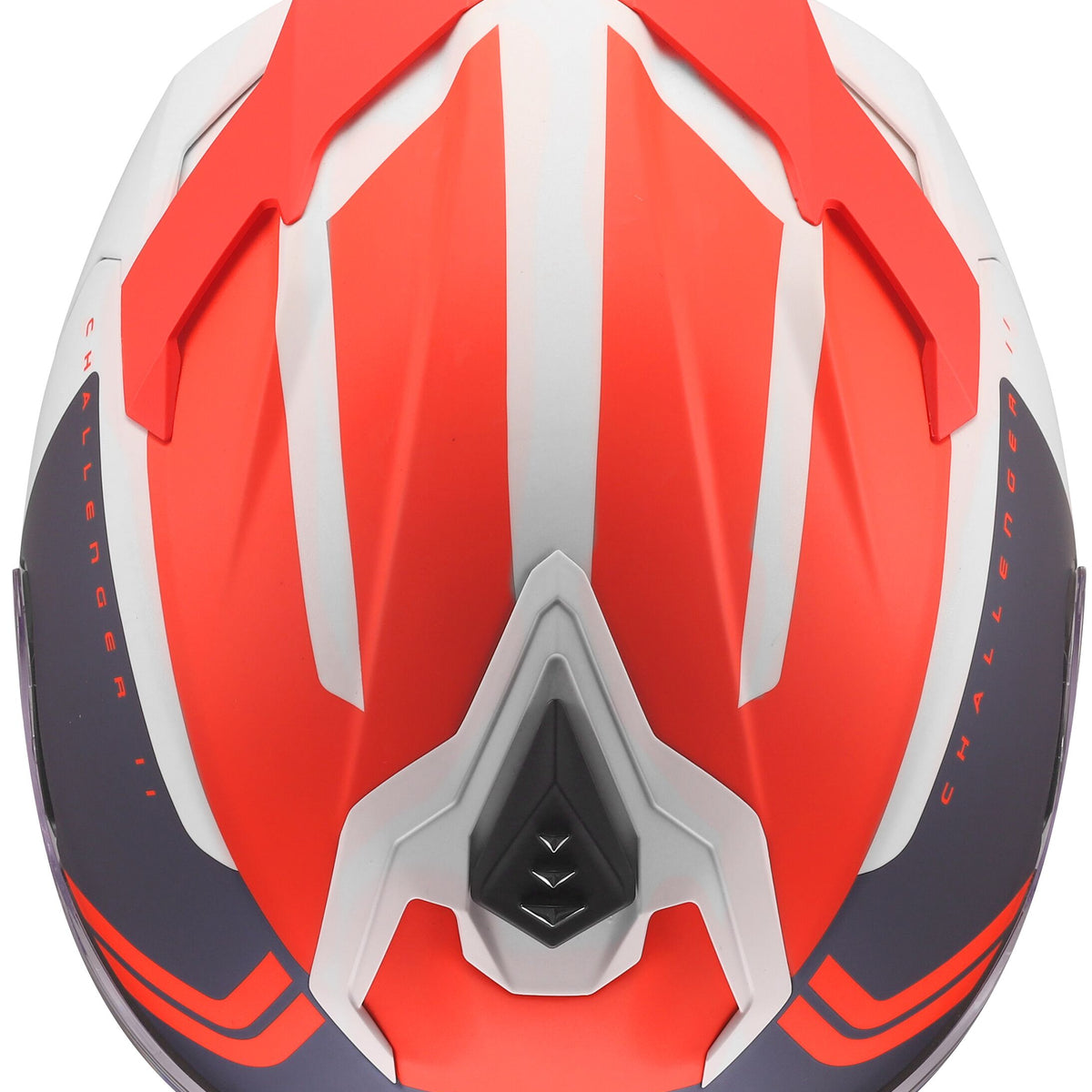 LS2 FF817 Challenger II Titan Wit/Blauw/Rood Integraalhelm ECE 22.06 – foto 4